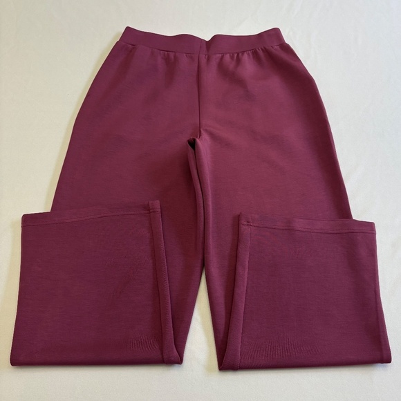Mondetta Ladies' Wide Leg Pants, Pull-On, Pink/Raspberry Coulis, Medium NWT - Picture 11 of 14